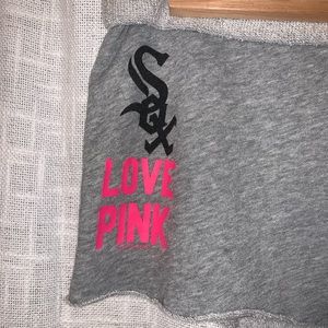 VS PINK White Sox Shorts
